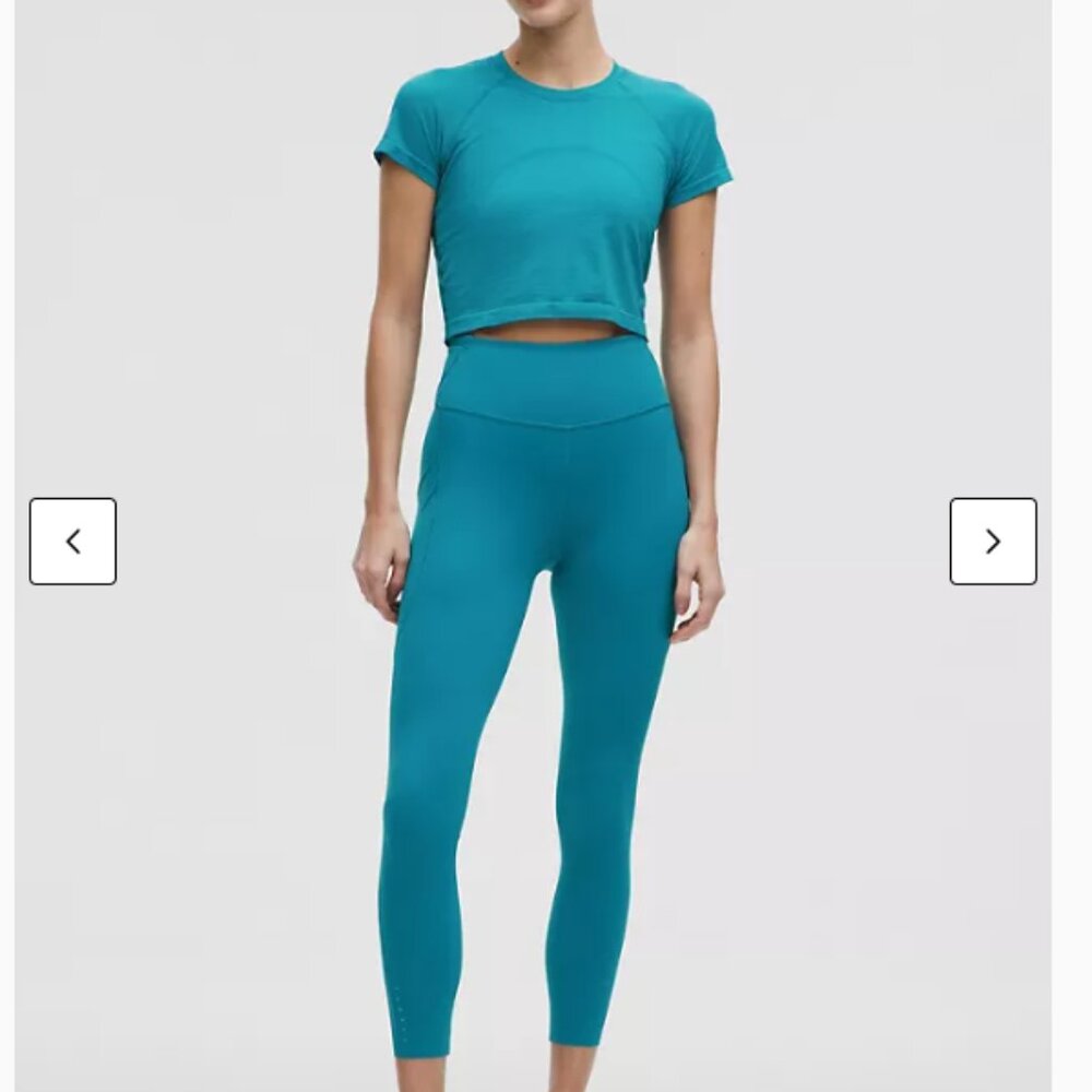 NWT LULULEMON Athletica Fast and Free HR Tight | Hawaiian Blue  | Sz: 10